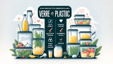Verre vs Plastique : Une Revue Complète des Solutions de Conservation des Aliments