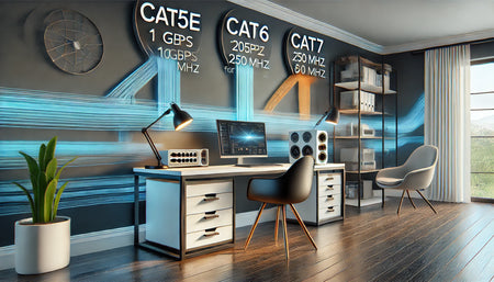 Guía Definitiva de Cables Ethernet de 20 Metros: Cat5e, Cat6 y Cat7
