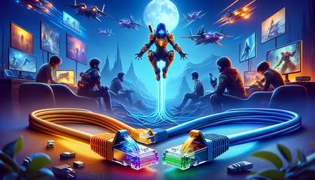 I Potenti Invisibili: Tre Cavi Ethernet Piatti Top di Gamma per Gamer Hardcore