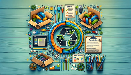 Redes sostenibles: Cómo reciclar y reutilizar cables Ethernet interiores a granel