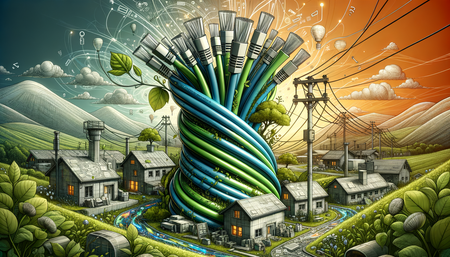 Connectivité Durable : Solutions Écologiques de Câbles Ethernet Extérieurs en Vrac pour les Résidents Ruraux