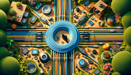 Revolucionando los espacios inteligentes para mascotas: cables Ethernet a granel para exteriores listos para el futuro para una instalación perfecta.