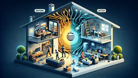 Securing Home Networks: A Case Study on the Impact of Bulk Indoor Ethernet Cables
