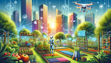 L'Impact de la Technologie Réseau sur le Jardinage Intelligent et l'Agriculture Urbaine