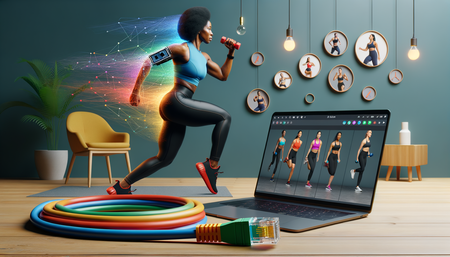 Ottimizzazione del tuo studio domestico: integrazione di cavi patch Ethernet interni per un fitness online senza interruzioni