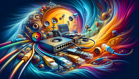 Optimierung der Online-Musikkollaboration: Einsatz von Ethernet-Splittern und -Switches mit Outdoor-Patchkabeln