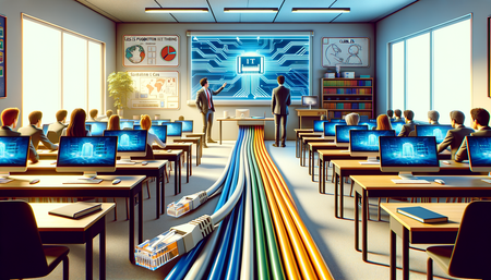 La Evolución del Ethernet: Revelando el Poder de los Cables Planos en los Programas de Capacitación en Informática de los Educadores Modernos