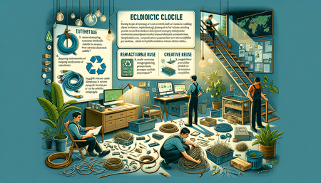 Réseautage Durable : Comment Recycler et Réutiliser en Masse les Câbles Ethernet Intérieurs