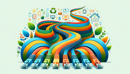 Eco-Friendly Ethernet: Boosting Home Internet Speeds with Sustainable Flat Cables