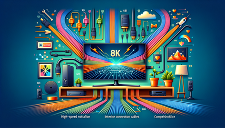 Maximiser Votre Expérience de Smart TV 8K avec des Câbles de Connexion Intérieurs Haute Vitesse