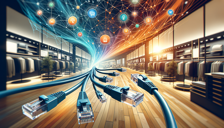 Améliorer la Connectivité en Magasin avec le Câble Ethernet Mr. Tronic Exterieur Impermeable