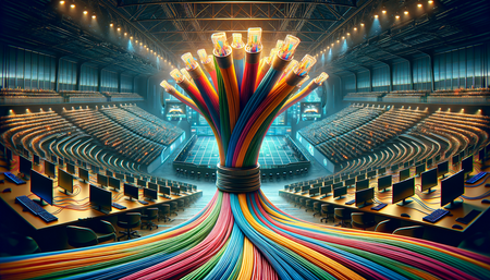 Desmitificando a los Ganadores: Las 5 Mejores Cables de Ethernet al Aire Libre en Volumen para Proveedores de Tecnología de Eventos
