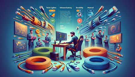 Wesentliche Bulk-Indoorethernetkabel für das ultimative Gaming-Setup