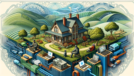 Estableciendo Conexiones Sin Interrupciones: Instalación de Ethernet Interior a Granel en Hogares Rurales de Múltiples Pisos