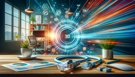 Migliora la Produttività del tuo Ufficio Domestico con il Cavo Ethernet Cat 6 da 25m di Mr. Tronic