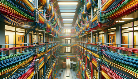 Rationaliser la connectivité sur le campus : Guide pour l'utilisation de câbles Ethernet intérieurs en vrac dans les bâtiments scolaires à plusieurs étages.