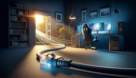Leveraging Outdoor Patch Ethernet Cables for Optimal Gaming Performance in Your 2024 Home Office Setup