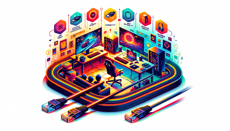 Câbles Ethernet plats: Améliorer les performances de jeu pour l'enthousiaste acharné