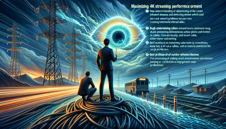 Optimiser votre installation de streaming 4K : Un guide pour utiliser des câbles Ethernet extérieurs en vrac