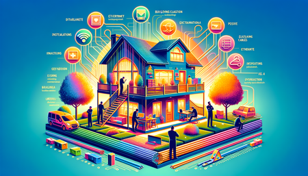 Créer des connexions fluides : Installation d'Ethernet en vrac à l'intérieur des maisons rurales à plusieurs étages.