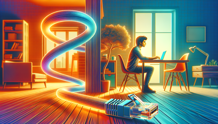 Flexibilität für Freelancer und Remote-Arbeiter: Mr. Tronic Ethernet-Kabel