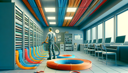 Maximierung der Effizienz bei der Sicherheitsinstallation mit flachen Ethernet-Kabeln
