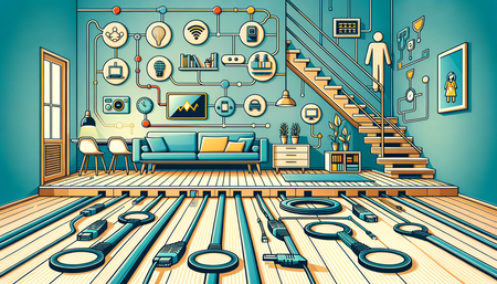 Soluciones de Red Seguras: Técnicas Adecuadas para Manejar Cables Ethernet Planos en Hogares Espaciosos