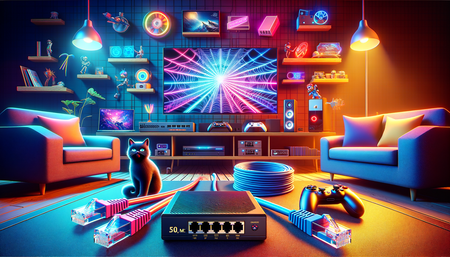 Améliorez votre expérience de jeu et de streaming avec le câble Ethernet 50m de catégorie 7 de Mr. Tronic