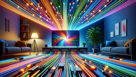 Maximieren Sie Ihre 8K Smart TV-Erfahrung mit Hochgeschwindigkeits-Innen-Patchkabeln