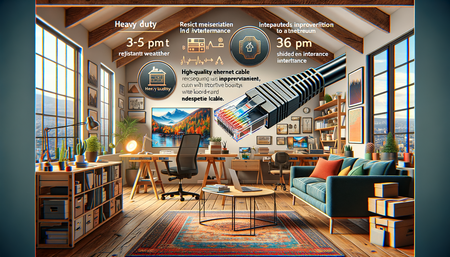 Câbles Ethernet Extérieurs en Vrac Essentiels pour Votre Tableau Blanc Interactif de Bureau à Domicile