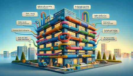 Simplificando la Conectividad del Campus: Una Guía para el Uso de Cables Ethernet Internos a Granel en Edificios Escolares de Varios Pisos