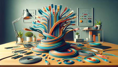 Resolviendo Problemas de Conexión Ethernet para Usuarios con Conciencia de Salud con Cables Planos