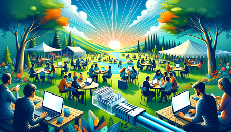 Garantir une Connexion Internet Fiable pour les Événements en Plein Air avec le Câble Ethernet Mr. Tronic Imperméable