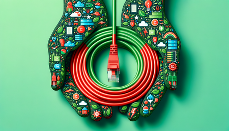 Red Verde: Ahorro de Energía y Reducción de Costos con los Cables Ethernet de Mr. Tronic