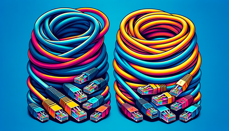 Comparativa: Cables Ethernet Planos vs Redondos de Mr. Tronic Cat 6