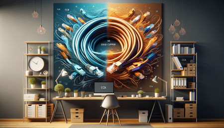 Optimierung der Internetgeschwindigkeit im Home Office: CCA vs. Ethernet-Kupferkabel erklärt