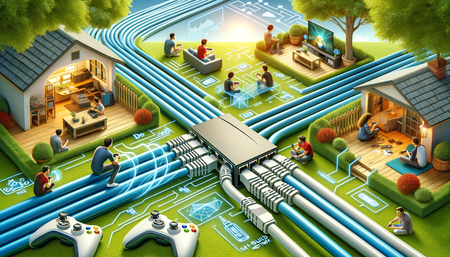 Cómo Construir Tu Propia Red de Juegos al Aire Libre de Alta Velocidad con Cables Ethernet en Masa