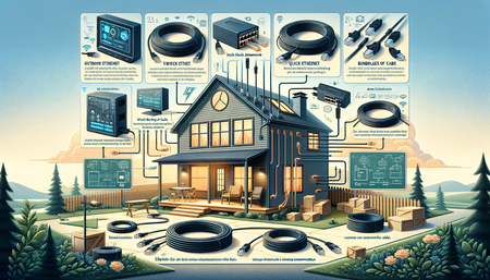 Configuraciones Rápidas de Ethernet para Automatización del Hogar al Aire Libre: Una Guía Completa sobre Cables en Bulk