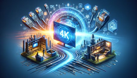 Mejorando la Transmisión en Smart TV 4K con la Adecuada Selección de Cable Ethernet Grueso para Exteriores