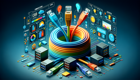 Here is the translation of the article title into Spanish:

"Navegando Redes de Hogar Inteligente: Elegir entre Cables de Parche Cat5e, Cat6 y Cat7"