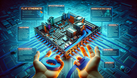 Rete Futuristica: Sfruttare i Cavi Ethernet Piatti nella Costruzione Personalizzata di PC