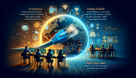 Prossima Generazione di Cavi Ethernet Piatta: Potenziare la Connettività per l'Apprendimento Online delle Famiglie Moderne