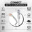 Mr. Tronic Granel Cable Ethernet Cat 6 De 50m, Bulk Cable de Red LAN Para Internet Rápida & Fiable - AWG24 Cat6 a Granel, 1 Gbps Internet 250 MHz UTP CCA (50 Metros, Gris)