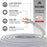 Mr. Tronic Granel Cable Ethernet Cat 6 De 50m, Bulk Cable de Red LAN Para Internet Rápida & Fiable - AWG24 Cat6 a Granel, 1 Gbps Internet 250 MHz UTP CCA (50 Metros, Gris)