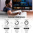 Mr. Tronic Granel Cable Ethernet Cat 6 De 50m, Bulk Cable de Red LAN Para Internet Rápida & Fiable - AWG24 Cat6 a Granel, 1 Gbps Internet 250 MHz UTP CCA (50 Metros, Gris)