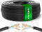 Mr. Tronic Cat 5e U/UTP bulk Ethernet cable on a reel, black jacket, 100 m