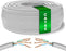 Mr. Tronic Cat 5e U/UTP bulk Ethernet cable on a reel, grey jacket, 100 m