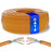 Mr. Tronic Cat 6 U/UTP bulk Ethernet cable on a reel, orange jacket