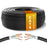 Mr. Tronic Cat 6 outdoor-grade bulk Ethernet cable on a reel, black