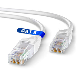 Mr. Tronic Cat 6 U/UTP patch Ethernet cable, white